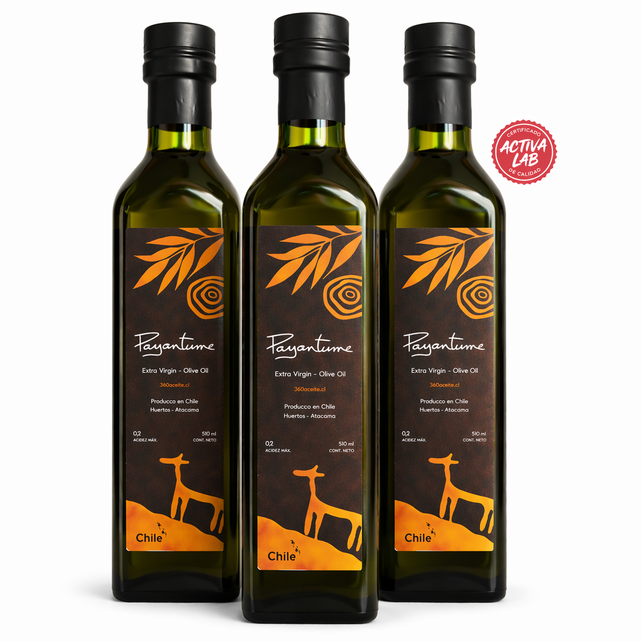 Pack 3x Aceite de Oliva Extra Virgen Premium 500 ml