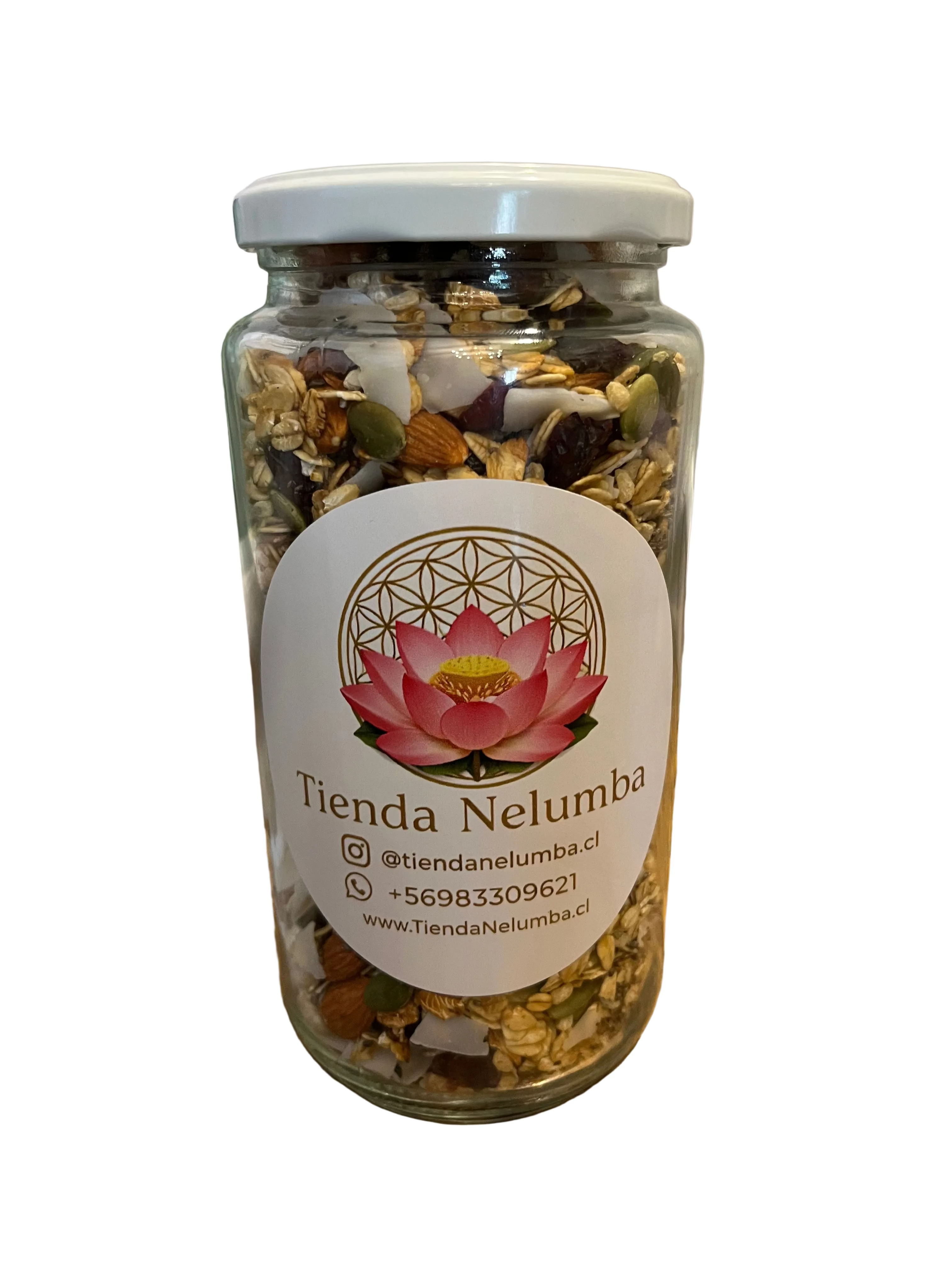 Granola integral vegana sin gluten 400 gramos