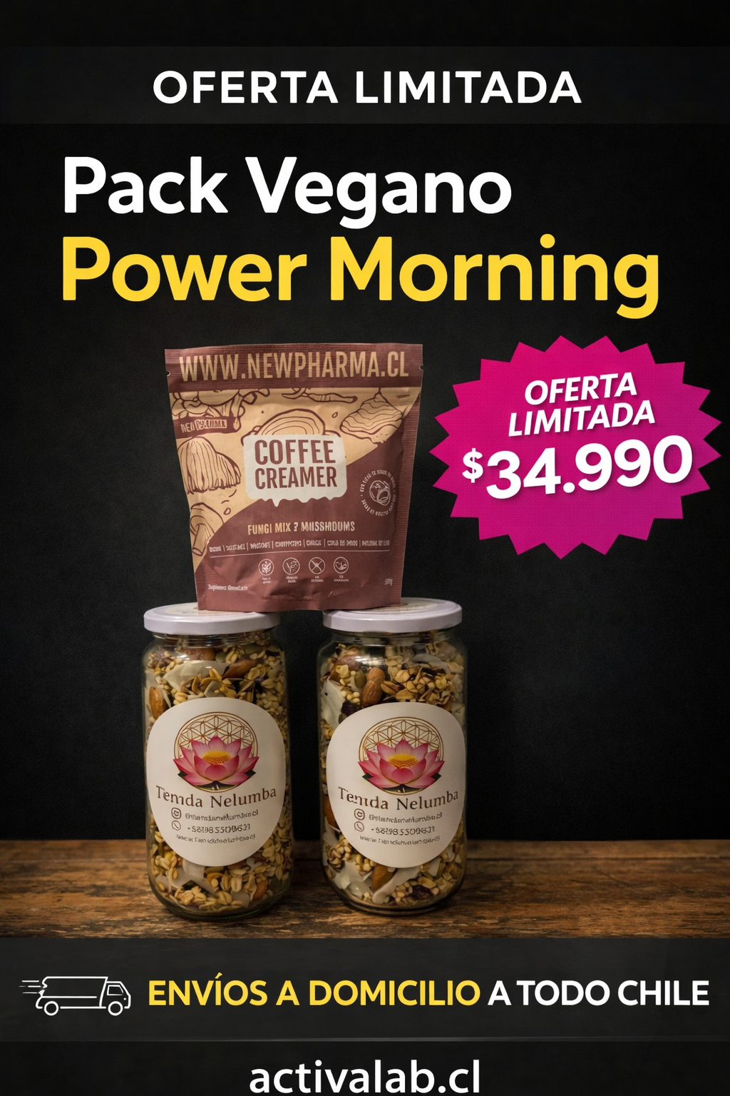 Pack Vegano Power Morning