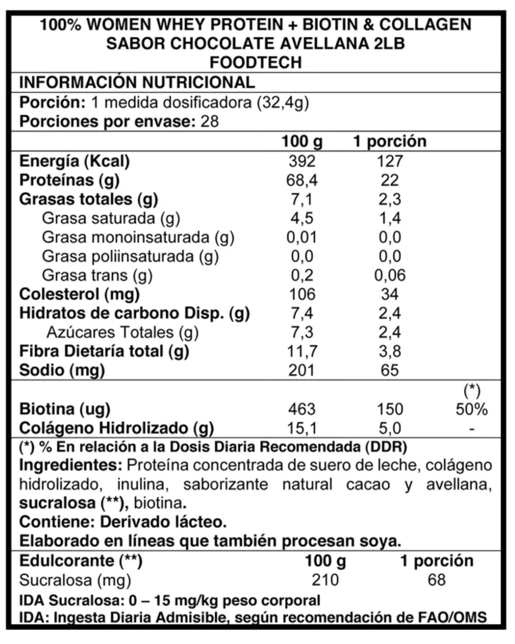 Pack Women Whey Protein + Creatina Monohidratada 1Kg