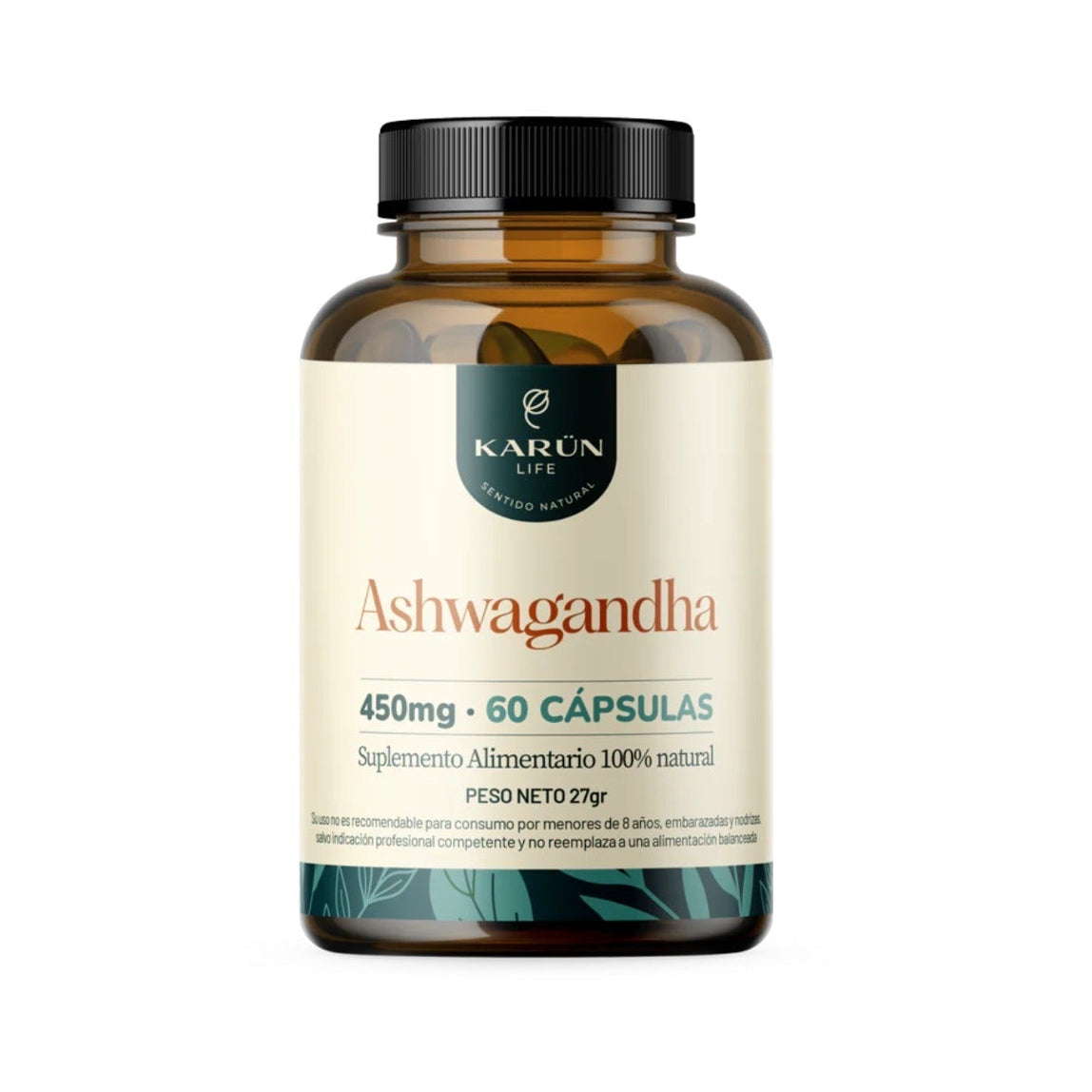Ashwagandha 450 Mg 60 cápsulas
