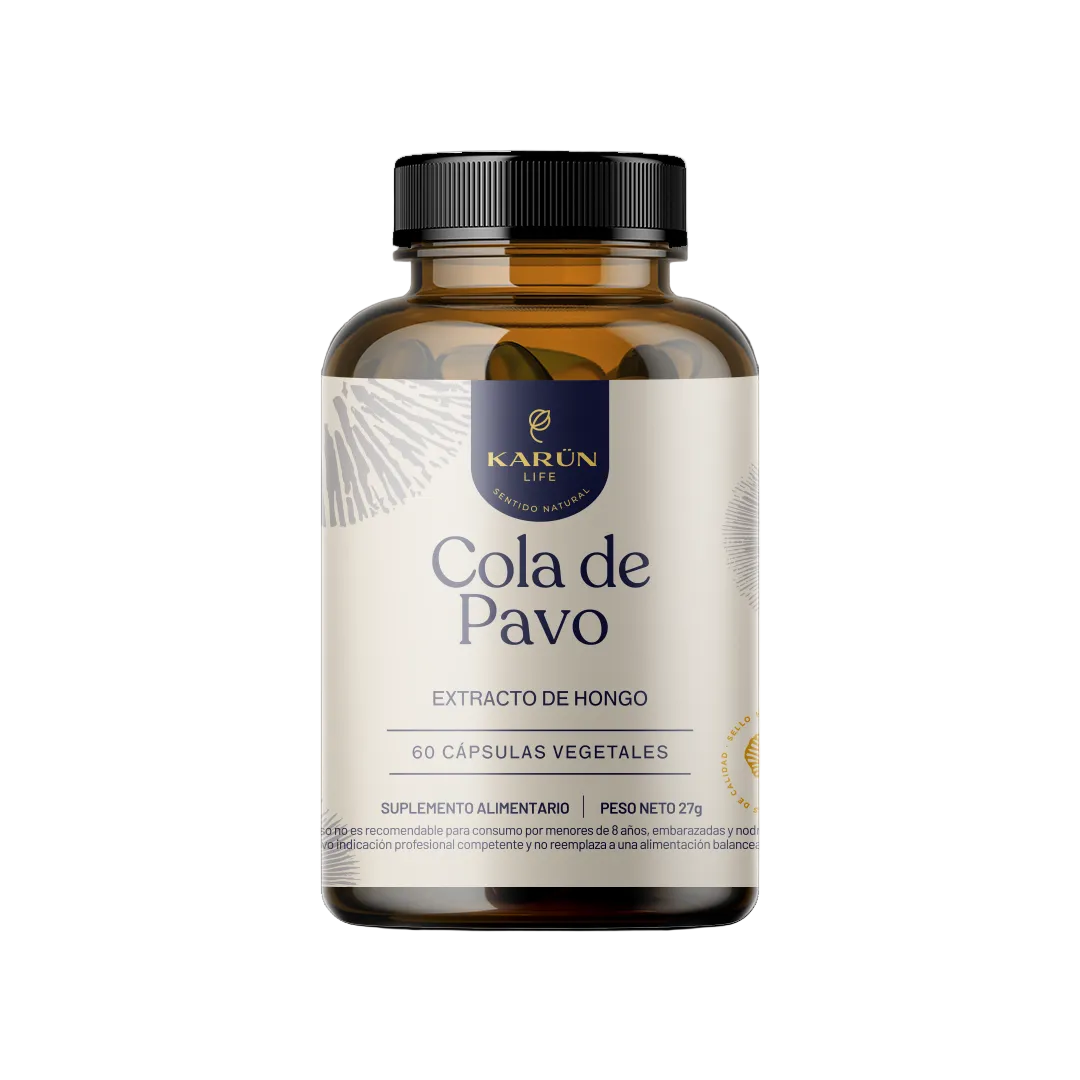 Hongo Cola de Pavo 60 Cápsulas - Imnunidad y Equilibrio natural