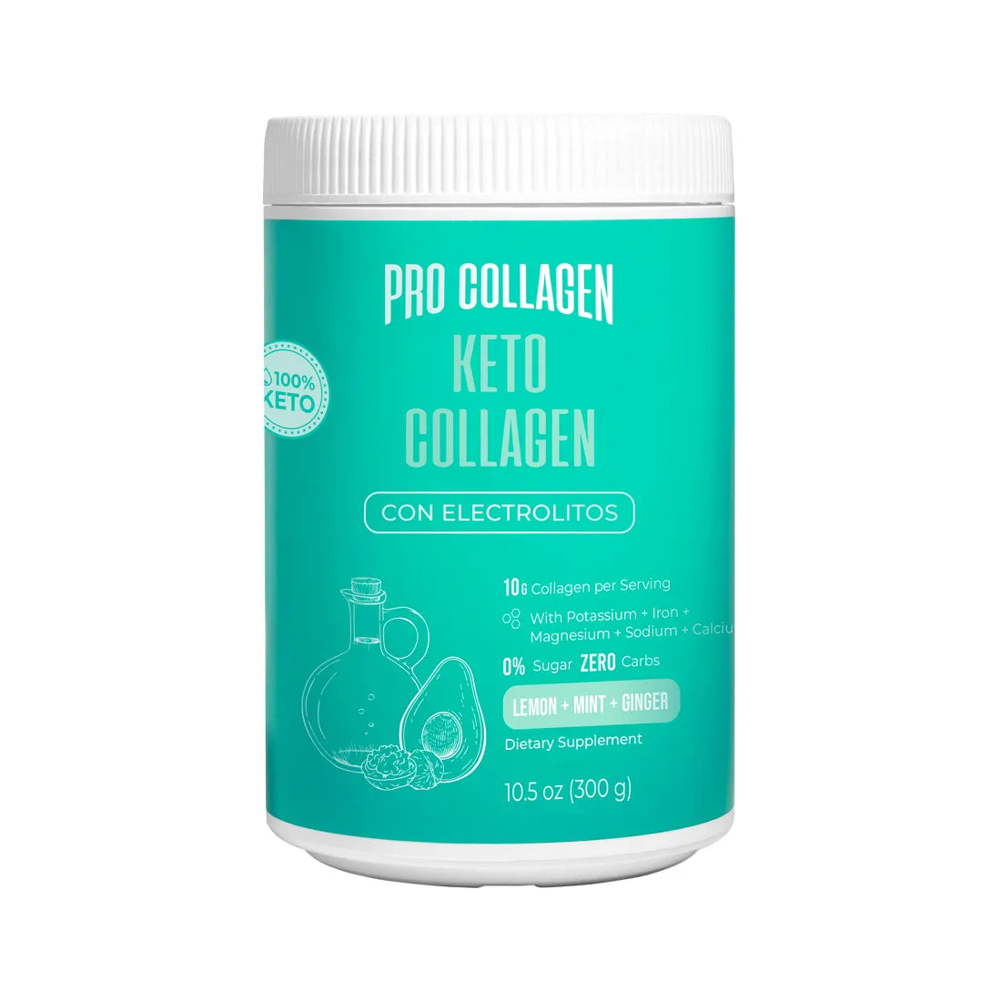 Keto Collagen 300 grs - Colágeno Hidrolizado