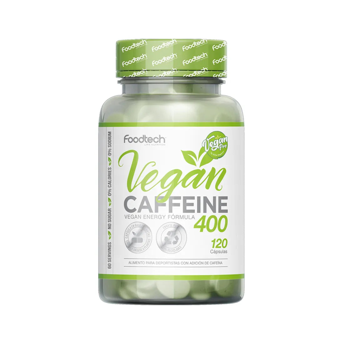 Vegan Caffeine 400 – Energia limpia y potente